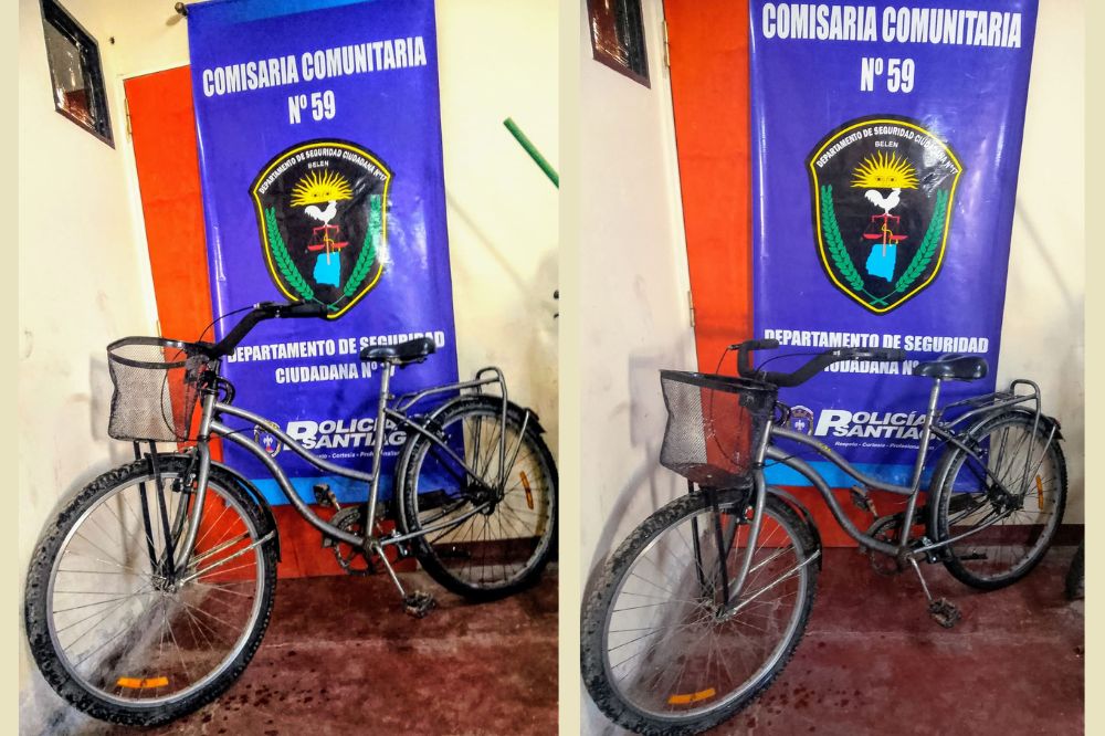 La vendieron por $30.000: recuperan una bici robada por "Cabrita" y "Pingui" Vázquez