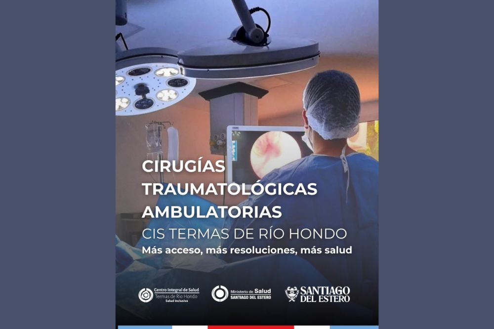 Salud pública eficiente: el CIS Termas realizó 127 cirugías traumatológicas en cuatro meses