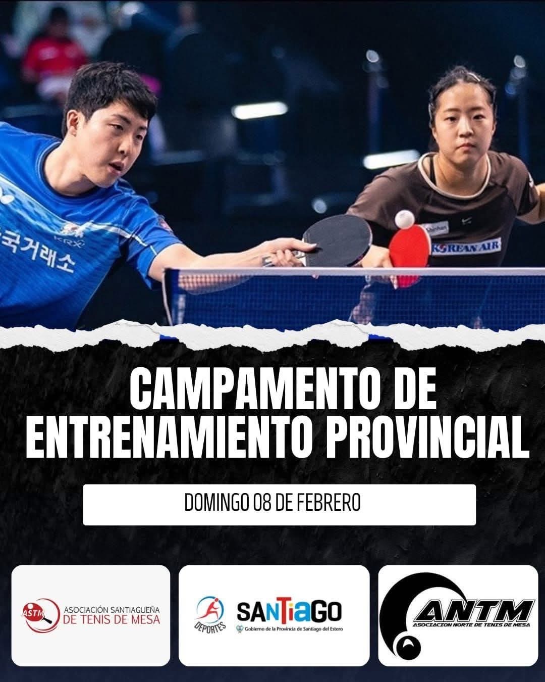 El tenis de mesa santiagueño lanza su Campamento Provincial de Entrenamiento