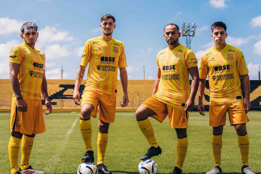 Mitre presentó su segunda camiseta para la Primera Nacional: “Sentimiento aurinegro”
