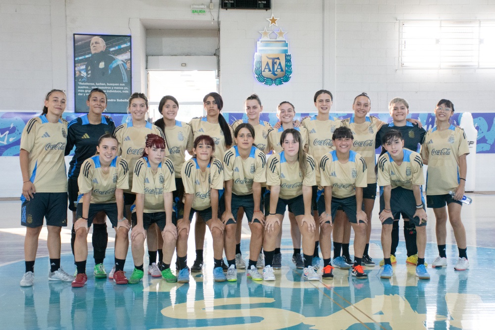 La Selección Femenina Sub 17 de Futsal completó una nueva semana de preparación