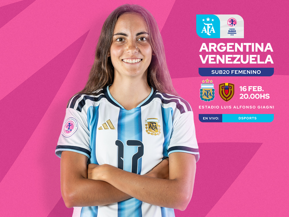 Argentina Sub-20 Femenina inicia el Hexagonal Final ante Venezuela con la mira en el Mundial
