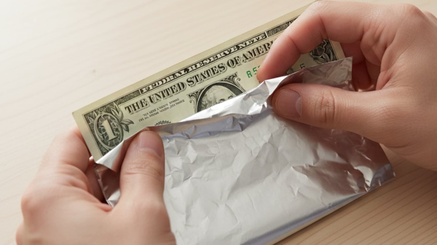 Llevar un dólar envuelto en papel aluminio en la billetera: para qué sirve y cuándo hacerlo
