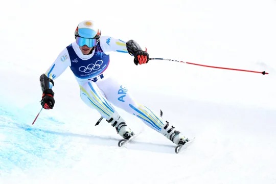 Gravier logró el mejor puesto argentino en Súper-G en los Juegos Olímpicos de Invierno