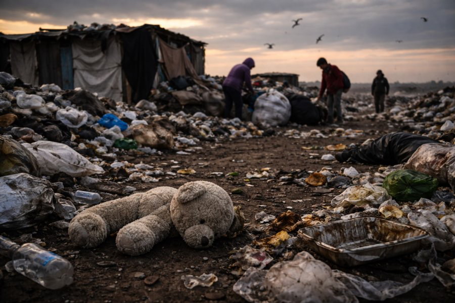 Cuando el basural deja de ser "paisaje" y se convierte en mesa profana del hambre