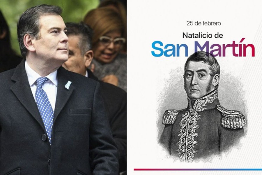Gerardo Zamora homenajeó a San Martín en el 248° aniversario de su natalicio