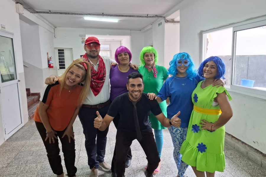 El Colegio Santo Tomás de Aquino recibió a primer grado con el universo de "Intensamente"