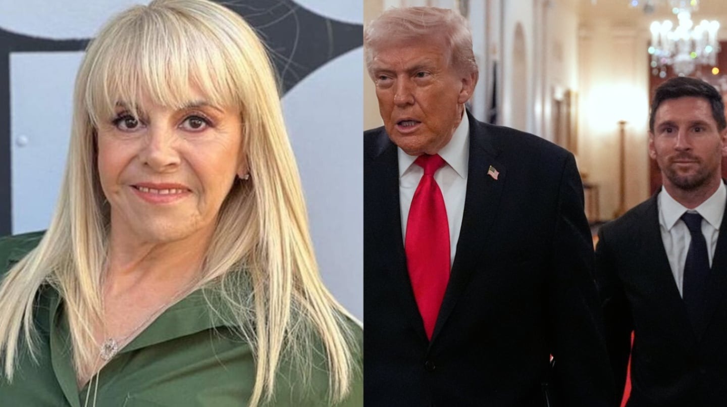 Claudia Villafañe se metió en la polémica por la foto de Lionel Messi con Donald Trump: “Él puede decidir”