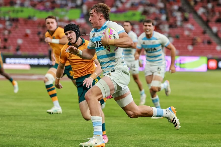 Los Pumas 7s no pudieron con Australia en un ajustado debut en el Seven de Vancouver