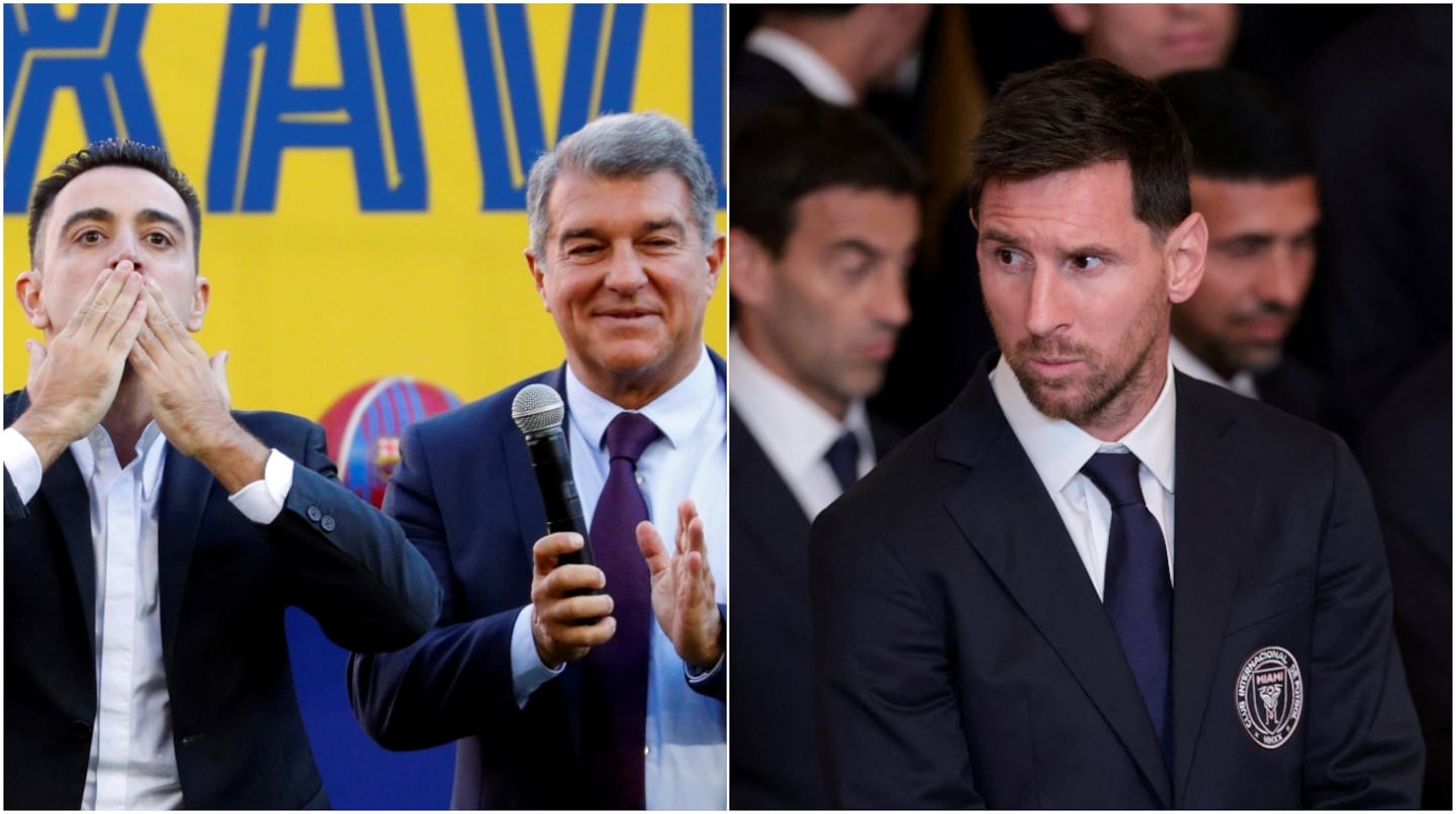 Xavi reveló que Lionel Messi tenía todo arreglado para volver a Barcelona en 2023: “El presidente dijo que no”