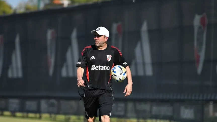 River inicia la era de Eduardo Coudet el jueves: el "Chacho" debuta ante Huracán por la fecha 10