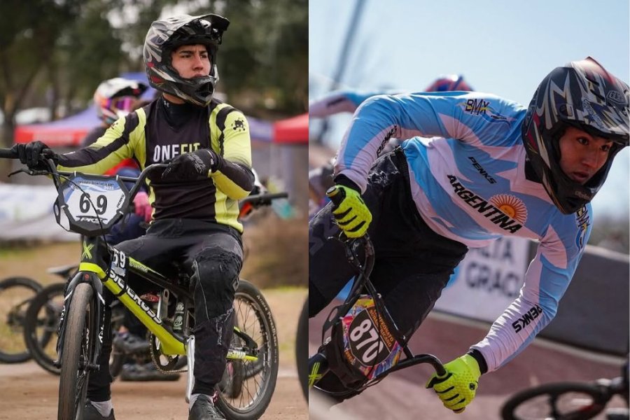 El bandeño Santiago Cejas va por la gloria en el Argentino de BMX
