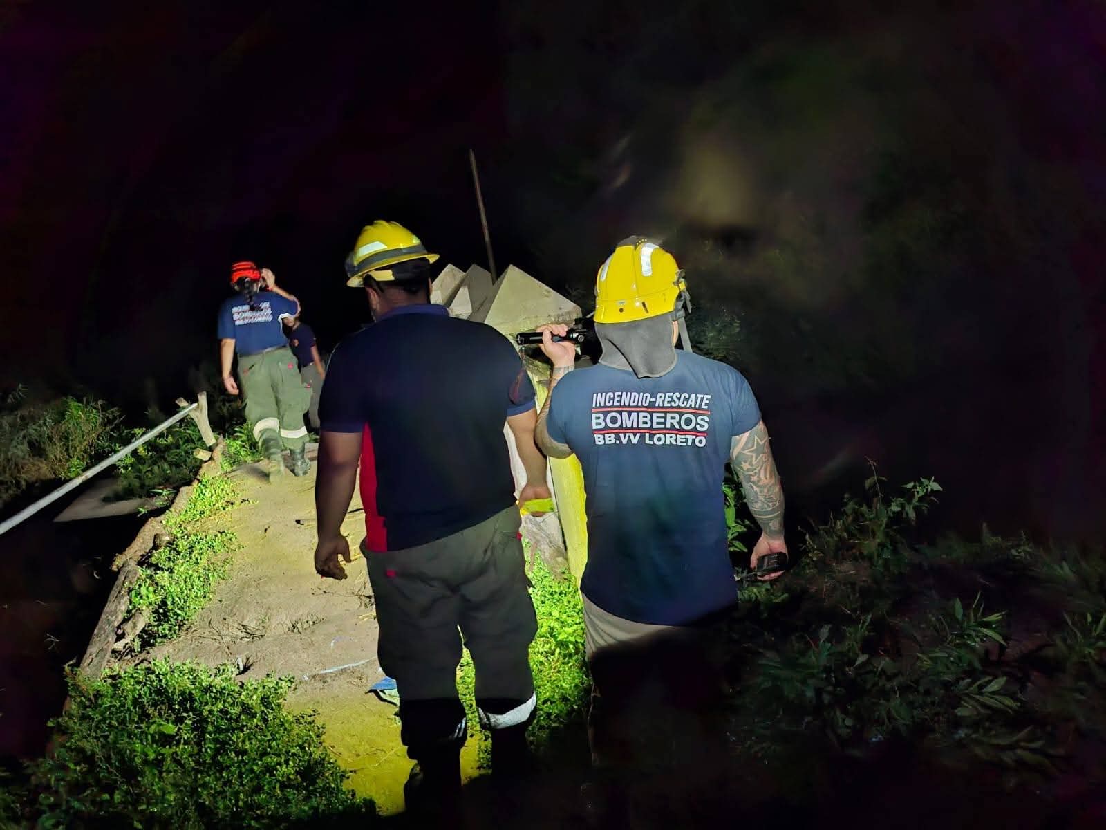 Bomberos Voluntarios de Loreto reforzaron la asistencia y prevención en zonas afectadas