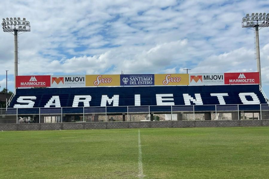 Orgullo bandeño: Sarmiento finalizó la construcción de su nueva tribuna
