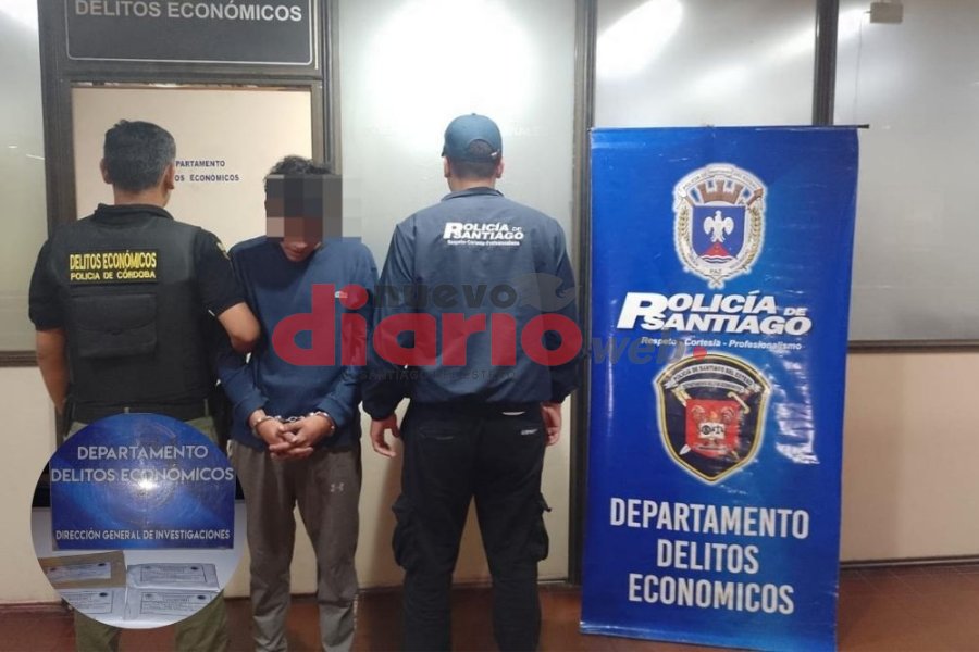 Fingía ser "soporte" de Naranja X y vaciaba las cuentas: la Policía de Santiago lo detuvo en Córdoba