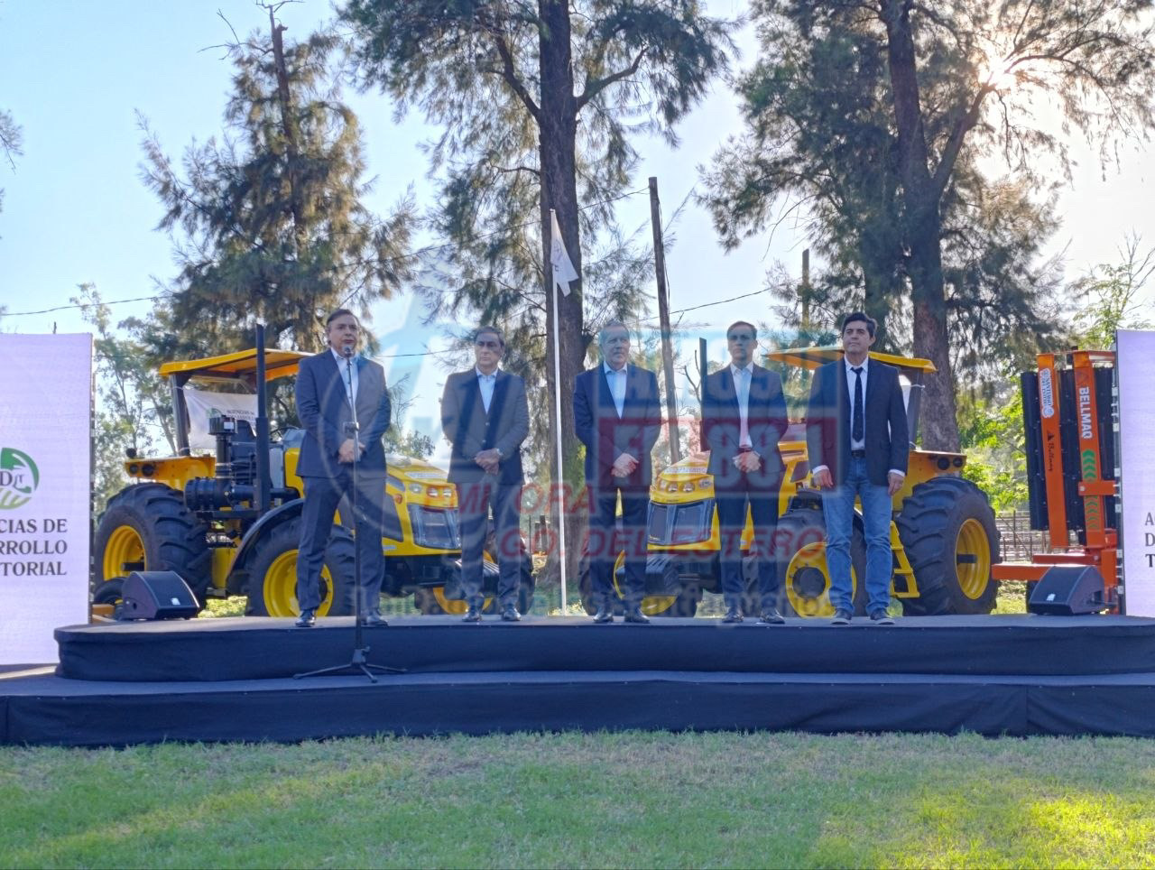 Impulsan el desarrollo productivo: entregaron equipamiento a Agencias Territoriales en el Vivero San Carlos