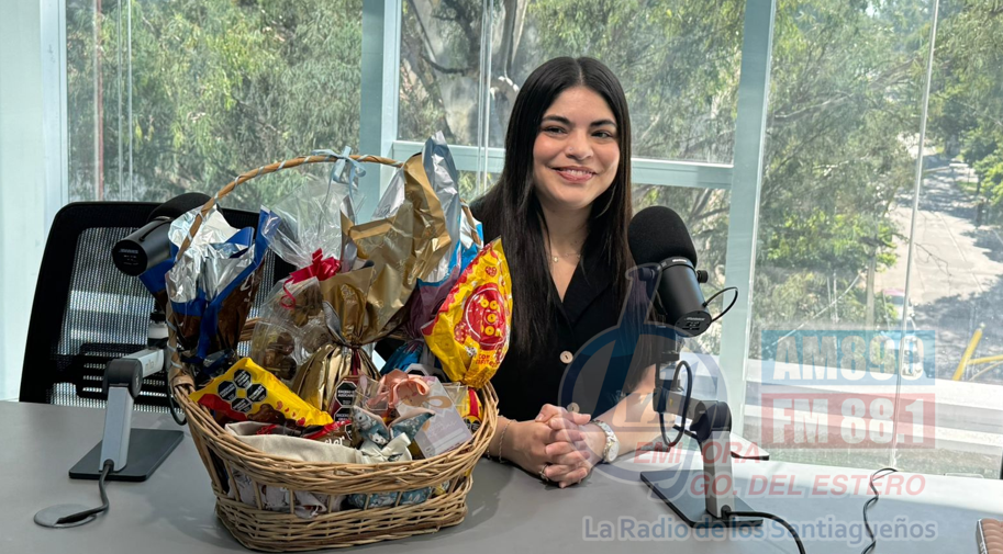 Celeste Gramajo visitó los estudios de LV11: las dulces propuestas de "Mundo del Revés" para esta Pascua y el sueño del local propio