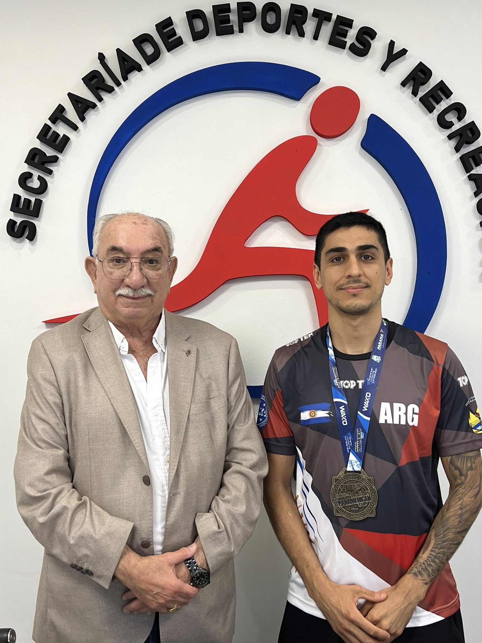 El atleta Ángel Pinto presentó sus logros tras consagrarse campeón panamericano