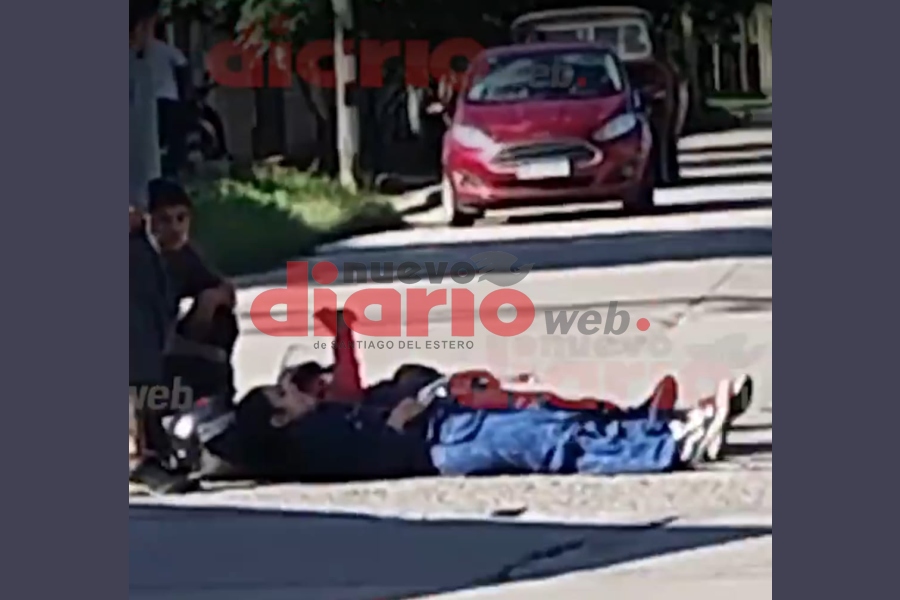 Dos personas resultaron heridas tras un choque en avenida Colón y Ramírez de Velazco
