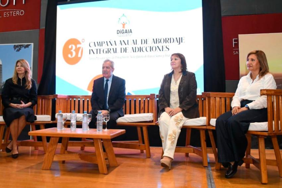 Norma Fuentes participó del lanzamiento de la campaña provincial de abordaje de adicciones