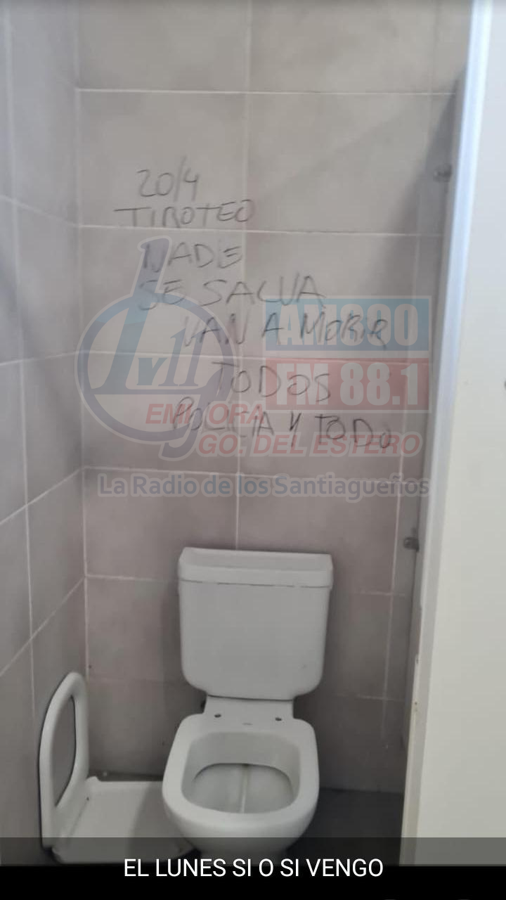 Grave amenaza en la Esc. Normal: "20/04 tiroteo; nadie se salva, van a morir policías y todos"