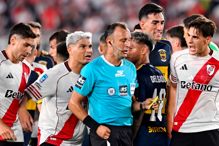 Herrera explicó por qué no cobró penal para River en la última jugada ante Boca