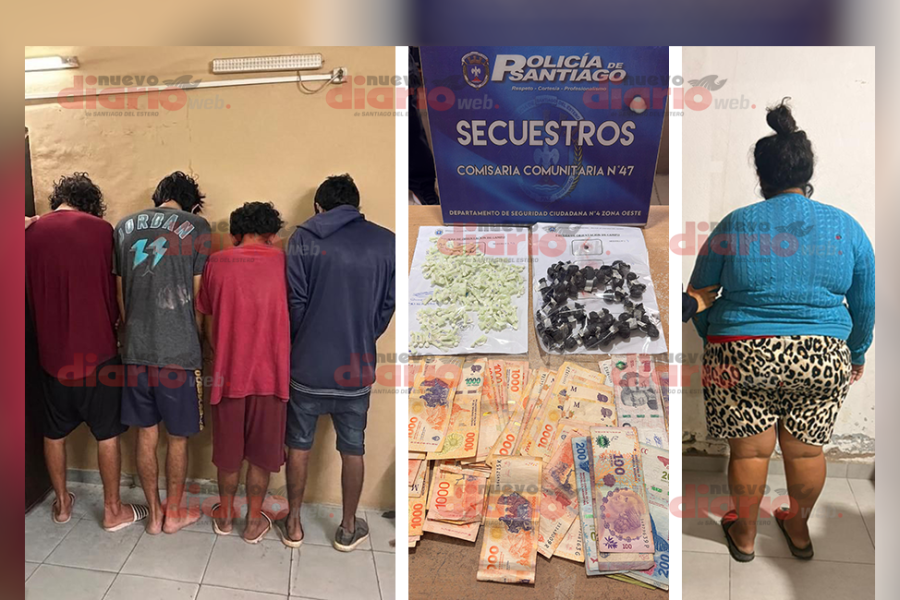 La Banda: cayó la policía y una adolescente escondió 225 "bolsitas" de droga