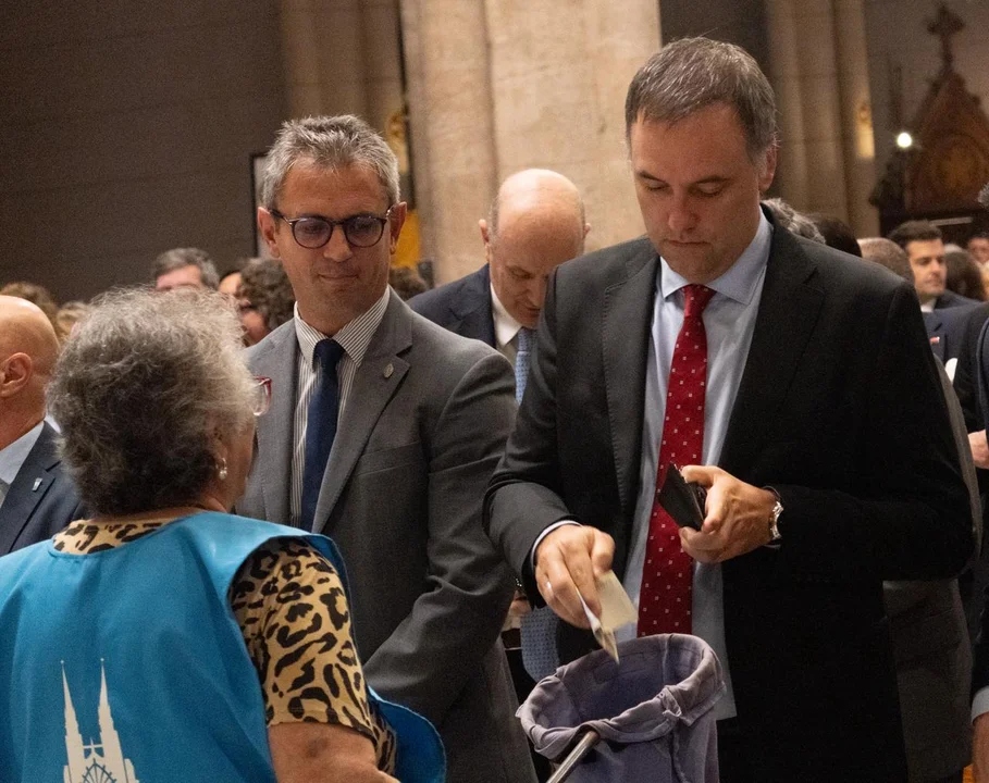 La misa en Luján por el Papa Francisco reunió a Adorni y Kicillof, pero se bajó Villarruel