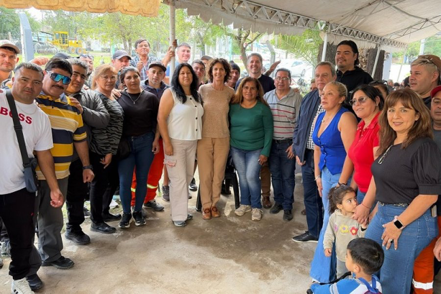 La intendente de Las Termas destacó a los trabajadores y adhirió al bono provincial